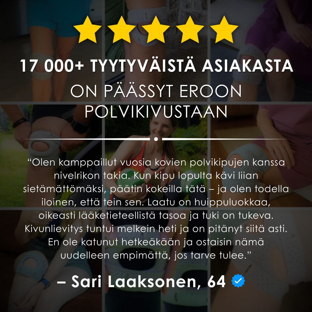OrthoKnee Pro™ – Arkeen ilman polvikipuja
